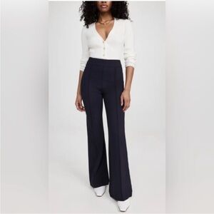 Spanx Faux Suede Flare Pants in Black